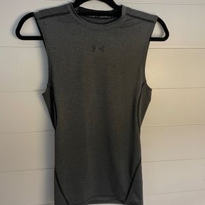 Sleeveless Under Armour Compression Grey - Mens S